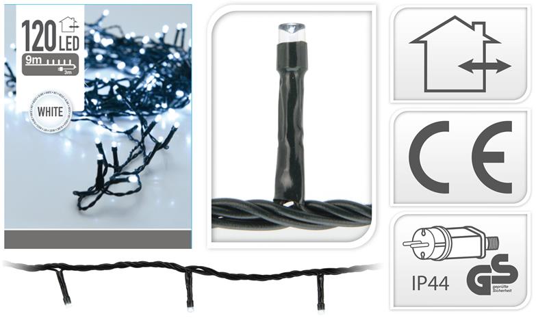 Valosarja 120 led lämmin valkoinen