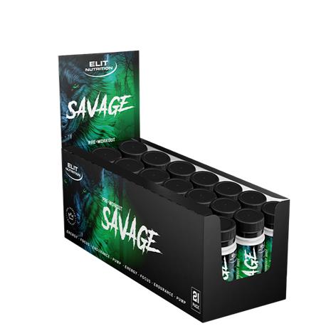 Elit Nutrition Savage PWO Shot, 21 x 60 ml