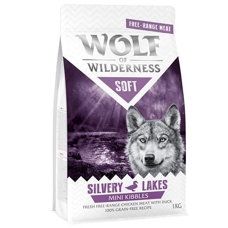 1kg Soft Silvery Lakes Free Range Chicken & Duck Wolf of Wilderness -koiranruoka