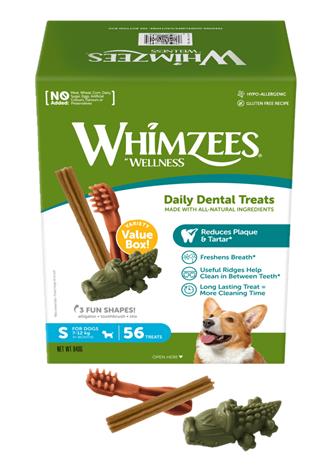 Whimzees Variety Value Box Small 56 kpl