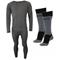 Accezzi Merino 80 hiihtosukat, 2 paria, musta – kuva 4