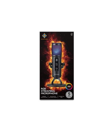 Deltaco Gaming GAM-171 RGB Streaming, mikrofoni