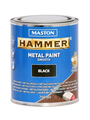 Metallimaali Hammer sileä 750 ml pun.
