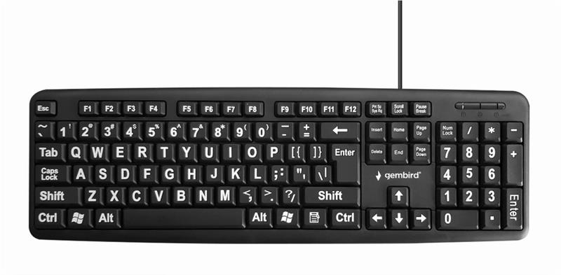 Gembird KB-US-103, näppäimistö – kuva 1/5