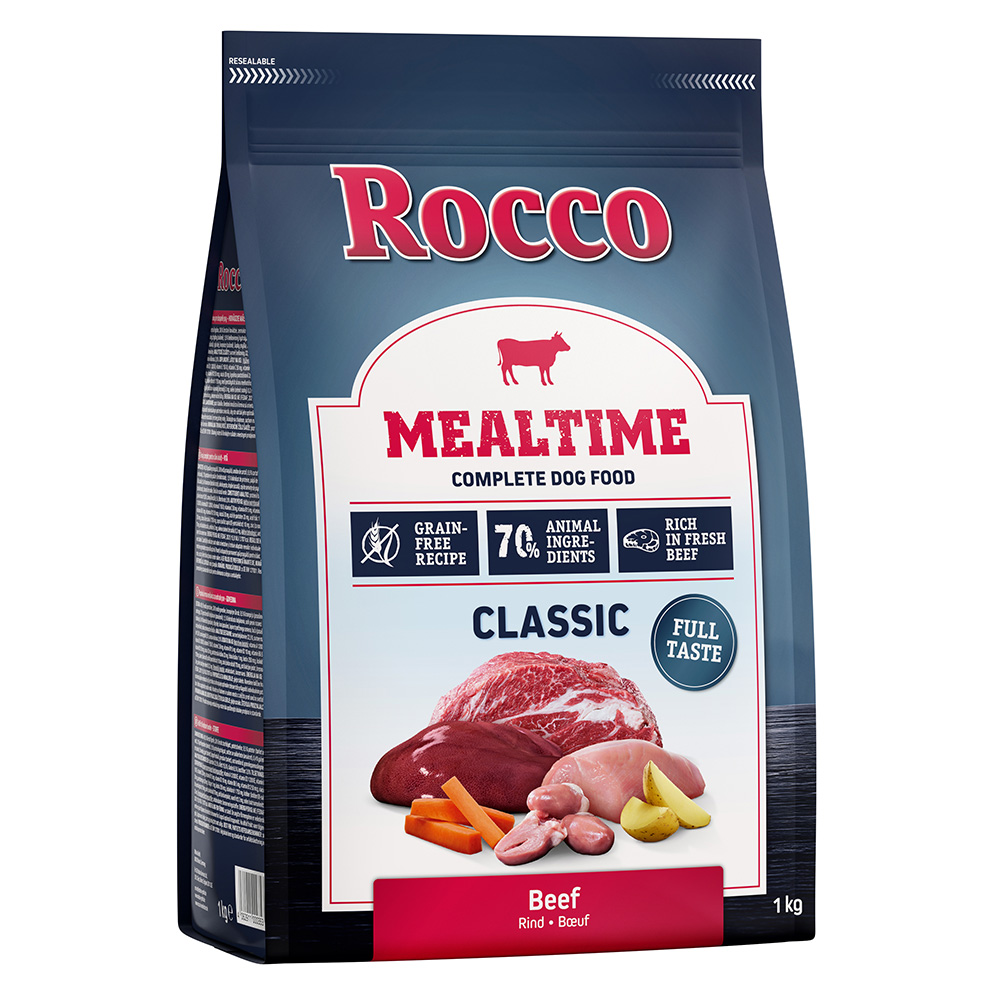 1kg Rocco Mealtime nauta koiranruoka