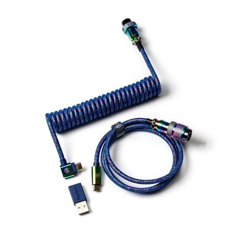 Keychron Premium Coiled Aviator Cable, näppäimistön kierrekaapeli