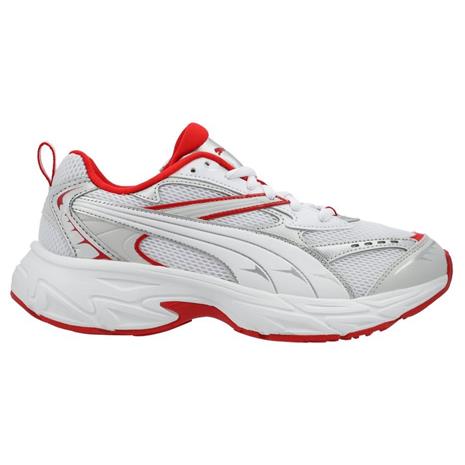 PUMA Lenkkarit Morphic - Valkoinen/Punainen/Hopea