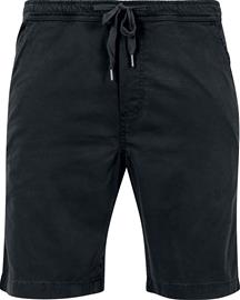 Urban Classics - Stretch Twill Joggshorts - Shortsit - Miehet - Musta