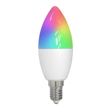 Smart LED-E14 4,9W RGB WLAN matta tunable white