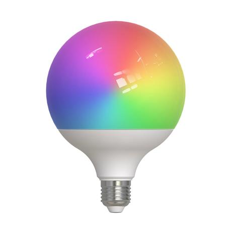 Smart LED-E27 G125 9W RGB WLAN matta tunable white