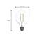 Prios-LEDlamppu E27 G95 7W ZigBee Tuya Philips Hue – kuva 3