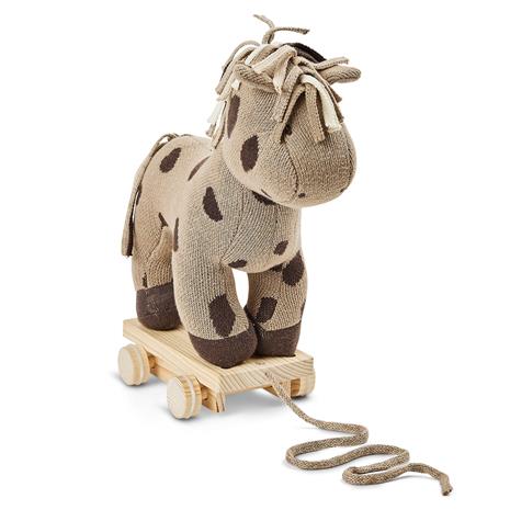 Smallstuff - Pull Along Horse, nature/ brown