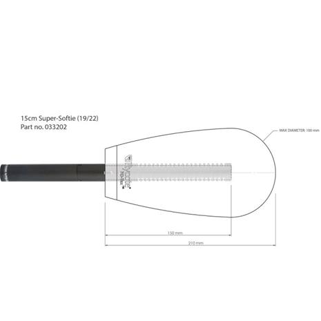 Rycote 15cm Super-Softie (19/22) (RYC033202), mikrofonisuoja