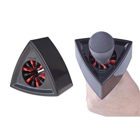 Rycote Triangular Black Mic Flag (RYC107302), mikrofoniosa logolle
