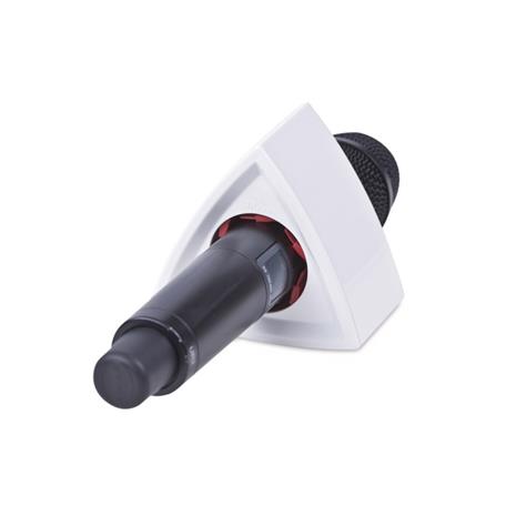 Rycote Single Triangular White Mic Flag (RYC107308), mikrofoniosa logolle