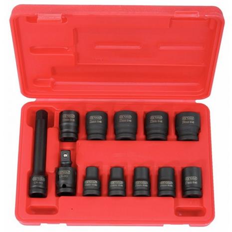 Voimahylsylajitelma KS tools 1/2''; 12 kpl.