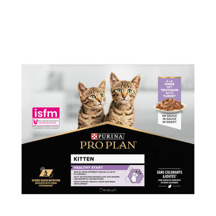 PRO PLAN Cat Junior Cat Turkey - 10x85 g