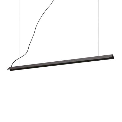 Ideal Lux V-Line -LED-riippuvalaisin, musta