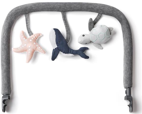 Ergobaby Evolve Lelukaari Ocean Wonders, Charcoal Grey