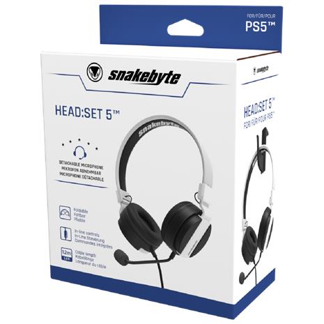 Snakebyte Head:Set 5 (PS5), pelikuulokemikrofoni