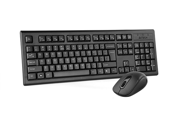 A4Tech 7100N Wireless Desktop, näppäimistö ja hiiri – kuva 7/8
