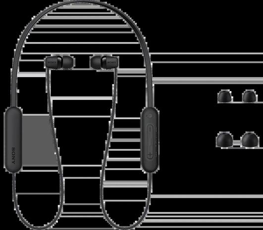Sony WI-C100, langattomat nappikuulokkeet – kuva 5/8