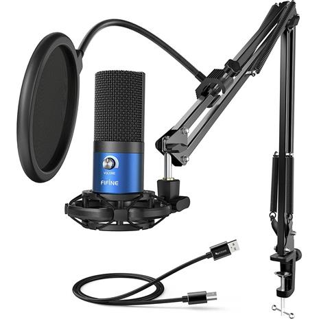 Fifine T669 USB Mic Bundle, kondensaattorimikrofoni + mikrofonivarsi