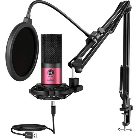 Fifine T669 USB Mic Bundle, kondensaattorimikrofoni + mikrofonivarsi