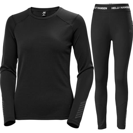 Helly Hansen Lifa Active Crew, nainen, musta