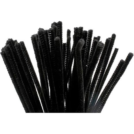 Creativ Company Chenille Black 30cm 50 pcs. – kuva 3/5