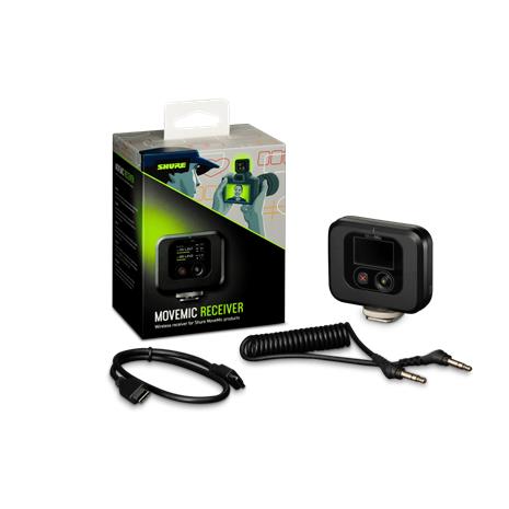 Shure MoveMic Receiver MV-R-Z6, langaton Lavarlier-nappimikrofonijärjestelmä
