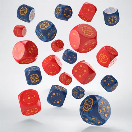 Q-Workshop Crosshairs Compact D6 RPG, noppasetti 20kpl