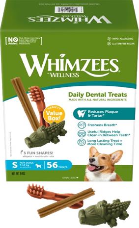 Whimzees Variety Value Box Small 56 kpl