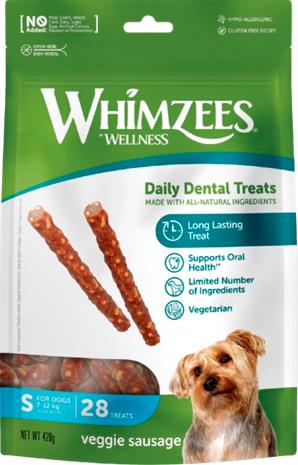 Whimzees Veggie Sausage Small 28 kpl