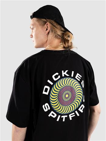 Dickies X Spitfire T-paita black Miehet