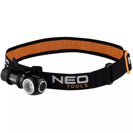 Neo Tools 600lm CREE ladattava otsalamppu