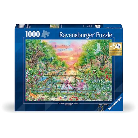 Pussel Bicycles Amsterdam 1000 bitar, Ravensburger
