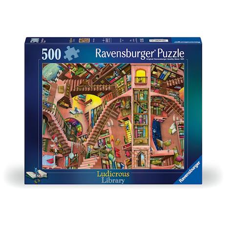 Ludicrous Library Palapelit 500 palaa, Ravensburger