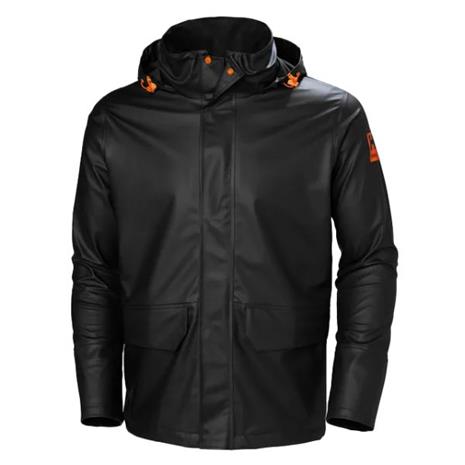 H/H Workwear Gale Sadetakki musta S