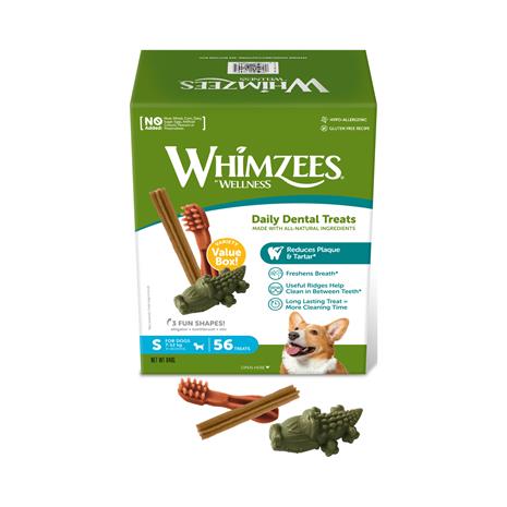Whimzees Variety Value Box Small 56 kpl