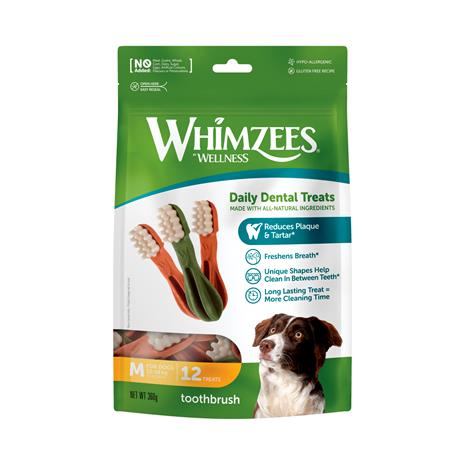 Whimzees Toothbrush Veggie M 12 kpl