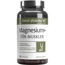 Elexir Pharma Magnesium+ 90 kaps, ravintolisä