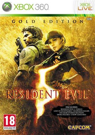Resident Evil 5 Gold Edition, Xbox 360 -peli