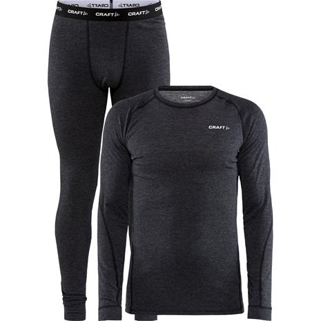CRAFT - CORE Wool Merino Set - Aluskerrastot - male | Black | Koko: L