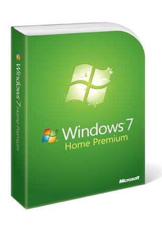 Microsoft Windows 7 Home Premium, englanninkielinen