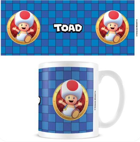 Pod Mug Super Mario ( Toad 3D Port) white 315ml (Muki)