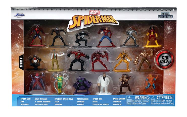 Jada Marvel Spider-Man Multipack Nanofiguurit Wave 8