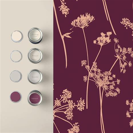 Anthriscus Plum - 105579 Tapetti – kuva 2/3