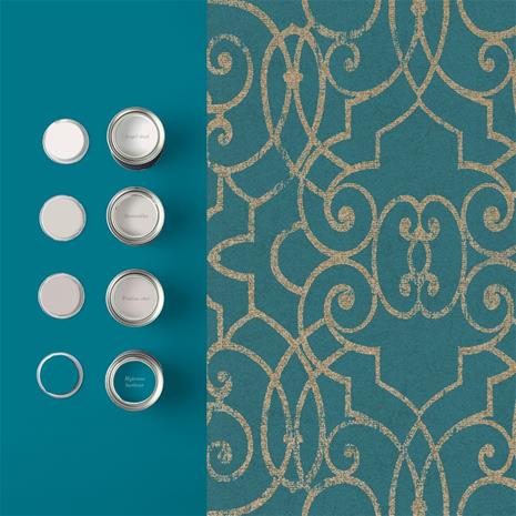 Shoji Teal - 105233 Tapetti