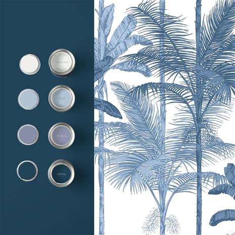 Jungle Cobalt - 105914 Tapetti